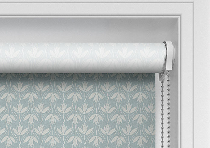 Tea Leaves, French Blue - Twist&Fit Roller Blind - Image 11